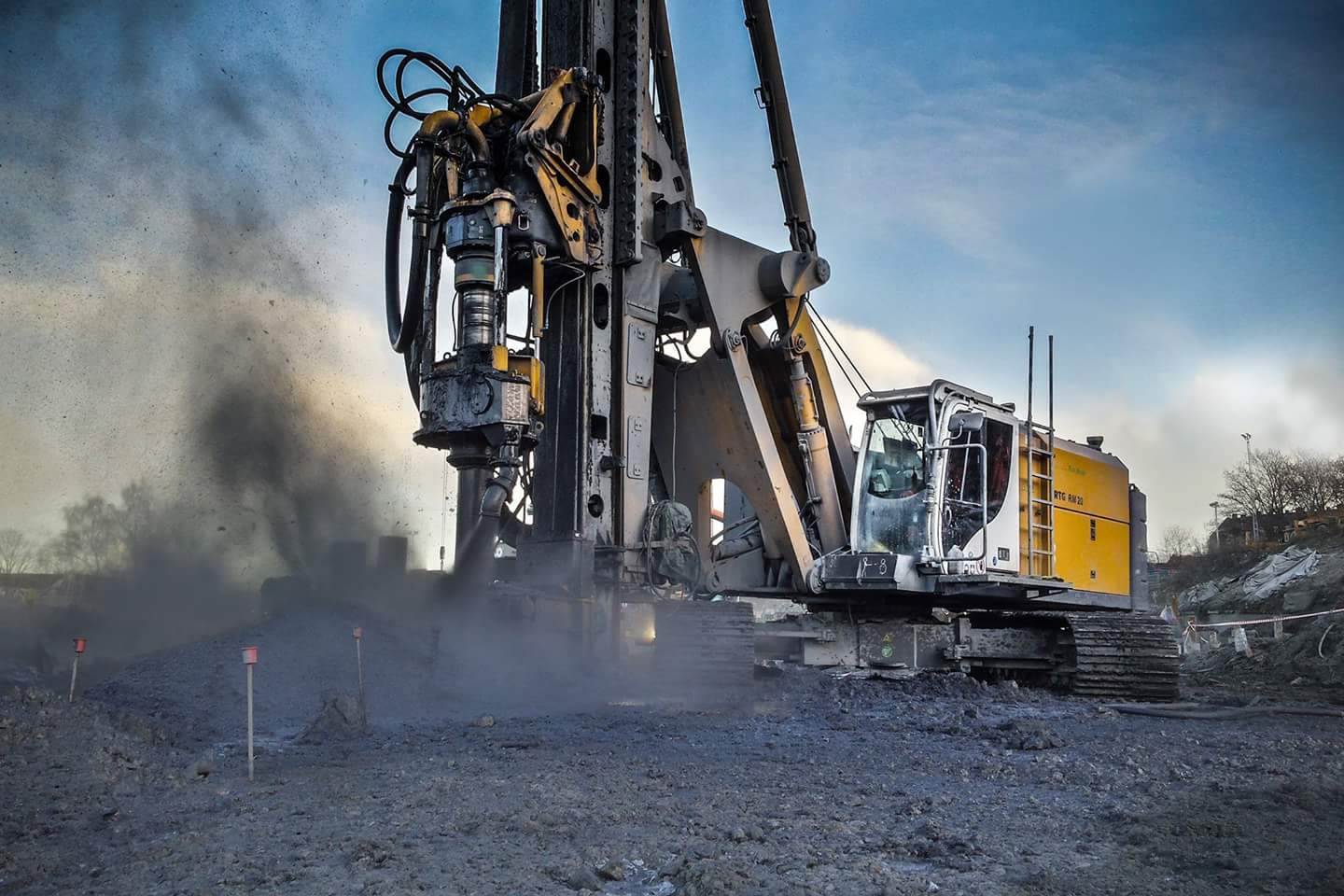 RTG Rammtechnik GmbH - RG Rammgerät im Einsatz